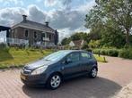 Opel Corsa 1.4 16V 5D 2007 Grijs blauw, Auto's, Opel, Voorwielaandrijving, Zwart, 4 cilinders, Origineel Nederlands