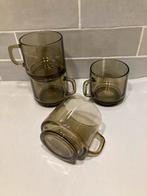 Moccona rookglazen thee of koffieglas (031224), Huis en Inrichting, Ophalen of Verzenden, Zo goed als nieuw, Glas, Overige stijlen