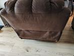 Bruin suede Relax stoel te koop, Huis en Inrichting, Fauteuils, Ophalen, Zo goed als nieuw, 75 tot 100 cm, Leer