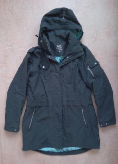Human Nature donkerblauwe jas met capuchon, maat L, Kleding | Dames, Jassen | Winter, Zo goed als nieuw, Maat 42/44 (L), Blauw