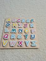 Houten Letterpuzzel Alfabet, Ophalen of Verzenden, Zo goed als nieuw, Puzzelen