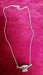 Zilveren ketting met hanger 925, Met hanger, Ophalen of Verzenden, Zo goed als nieuw, Zilver