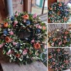 Nieuwe handgemaakte krans van droogbloemen, Huis en Inrichting, Woonaccessoires | Kransen, Ophalen of Verzenden, Nieuw