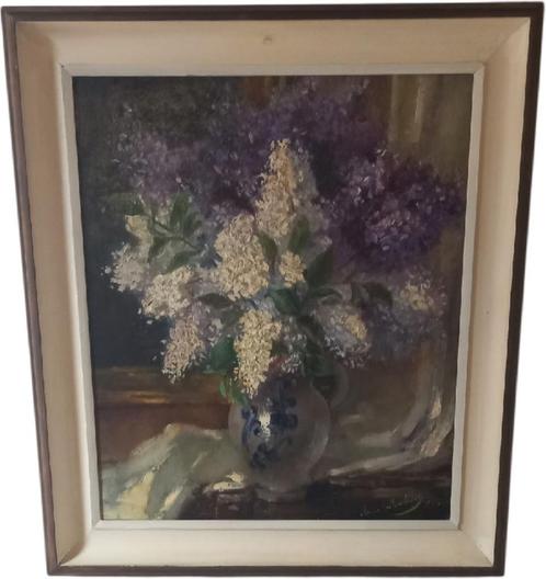 Anne Maillart "bloemenstilleven"., Antiek en Kunst, Kunst | Schilderijen | Klassiek, Ophalen