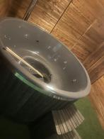 Hottub met Jets, LED - houtgestookt WIT EN GRIJS NIEUW, Tuin en Terras, Bubbelbaden en Hottubs, Ophalen, Nieuw