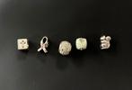 Pandora Bedels diverse zilveren, Sieraden, Tassen en Uiterlijk, Bedels, Gebruikt, Pandora, Ophalen of Verzenden, 4 bedels of meer