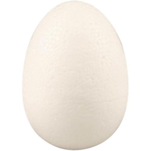 Styropor (piepschuim) eieren 6 cm hoog 5 stuks, Hobby en Vrije tijd, Knutselen, Nieuw, Materiaal, Ophalen of Verzenden