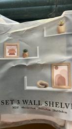 Set van 3 wandschapjes voor bv foto's plantjes ed, Ophalen of Verzenden, Nieuw