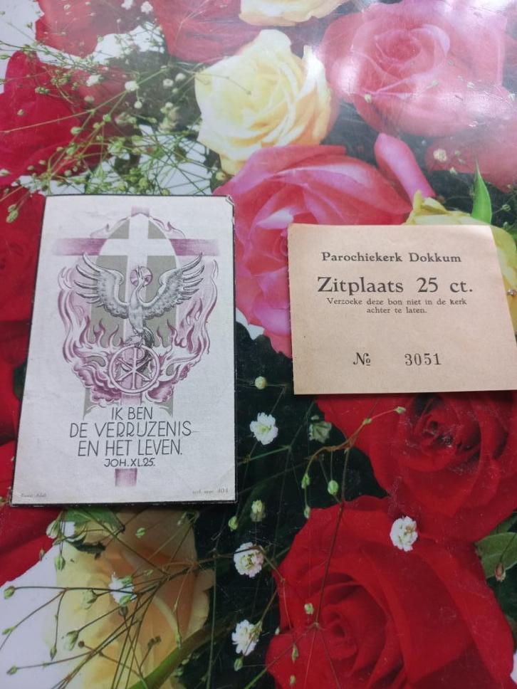 bidprent,Ik Ben De Verrijzenis En Het Leven,Allenzielendag, Verzamelen, Bidprentjes en Rouwkaarten, Bidprentje, Verzenden