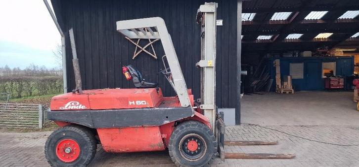 Linde H60D, Zakelijke goederen, Machines en Bouw | Heftrucks en Intern transport, Heftruck, Diesel, meer dan 4000 kg, Ophalen