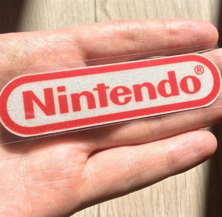 NINTENDO Logo Retro Gaming Vinyl Bartop Sticker, Spelcomputers en Games, Games | Overige, Nieuw, 1 speler, Vanaf 12 jaar, Verzenden