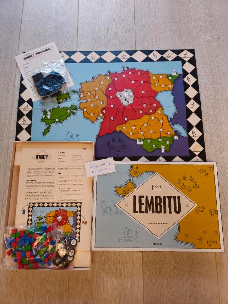 Lembitu bordspel met upgade, Hobby en Vrije tijd, Gezelschapsspellen | Bordspellen, Zo goed als nieuw, Ophalen of Verzenden