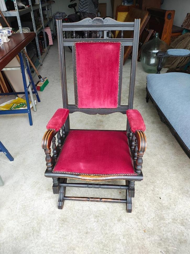 Prachtige antieke Engelse schommelstoel, Antiek en Kunst, Antiek | Meubels | Stoelen en Banken, Ophalen
