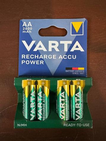 Varta 2600 mAh oplaadbare batterijen 4x beschikbaar voor biedingen