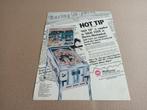 Flyer: Williams Hot Tip (1976) Flipperkast, Gebruikt, Verzenden, Mechanisch, Williams