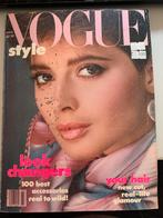 Vogue US Style maart 1982 Isabella Rossellini, Ophalen of Verzenden, Gelezen, Glossy
