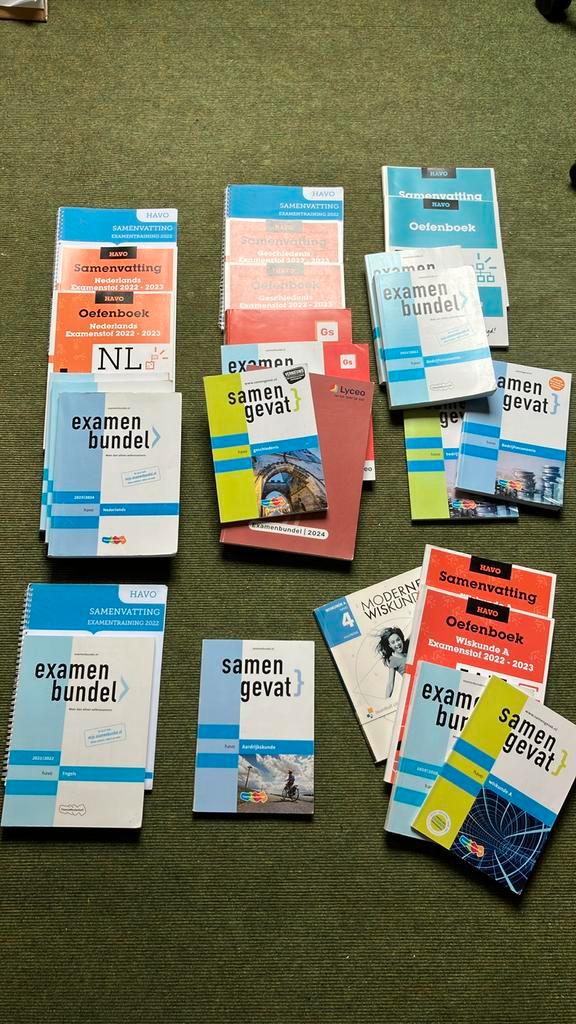 28 Examenbundels havo, Boeken, Schoolboeken, Gelezen, HAVO, Ophalen of Verzenden
