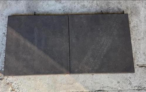 Rubberen tegels 50x50x4,5 speeltoestel dakterras ruim 14m2, Tuin en Terras, Tegels en Klinkers, Gebruikt, Overige typen, Rubber