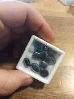 Mix lot cabochon en roos geslepen hematiet, Ophalen of Verzenden, Zo goed als nieuw