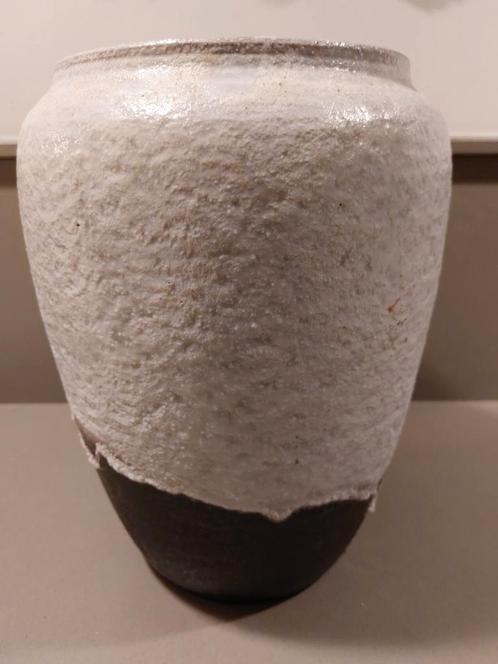 De Steenuil - grote aardewerk vaas - Henk Goosen 30cm, Antiek en Kunst, Antiek | Vazen, Ophalen of Verzenden