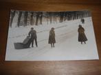 Fotokaart Den Haag evt Omgeving. Schaatsen Slee Volk Winter, Verzenden, Ongelopen, Zuid-Holland