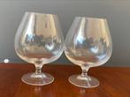 Nieuw in doos. 2X cognac kristal glazen groot. 66Cl., Ophalen of Verzenden, Nieuw, Overige typen