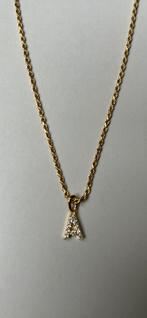 Vedder & Vedder Ivy Initial Rope Ketting met letter A Nieuw, Sieraden, Tassen en Uiterlijk, Kettingen, Ophalen of Verzenden, Zo goed als nieuw