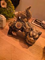Vintage Chinese Foo Dog Cloisonné Sculptuur, Ophalen