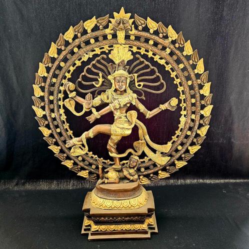 Dansende Shiva – Nataraj Beeld in Brons (68 cm hoog), Antiek en Kunst, Kunst | Beelden en Houtsnijwerken, Ophalen