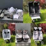 Tweelingbuggy easywalker + reiswiegen en veel acces, Kinderen en Baby's, Tweelingen en Meerlingen, Gebruikt, Kinderwagen of Buggy