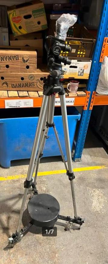 Manfrotto 058 statief voor telescoop met manfrotto 410 beschikbaar voor biedingen