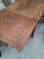 eikenhouten eettafel (uitschuifbaar), Huis en Inrichting, Tafels | Eettafels, Gebruikt, 100 tot 150 cm, Eikenhout, 50 tot 100 cm