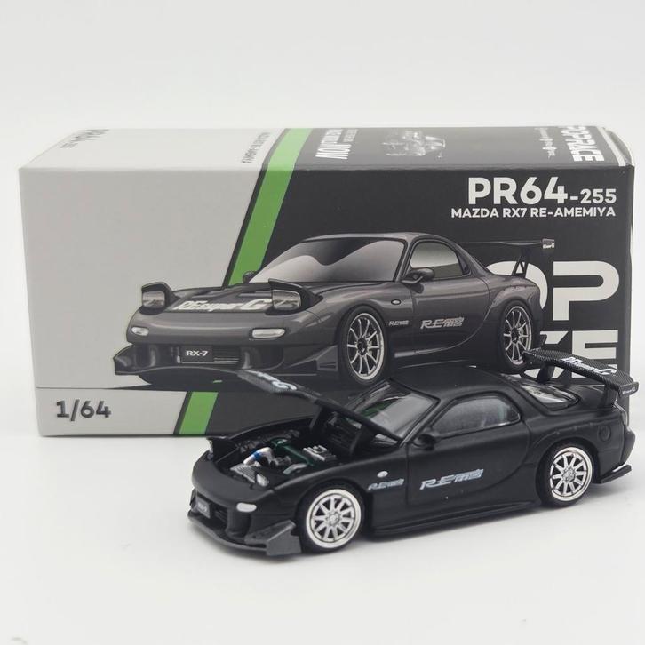 Pop Race Mazda RX7 RE-Amemiya 1:64 Nieuw!, Hobby en Vrije tijd, Modelauto's | Overige schalen, Nieuw, Auto, Ophalen of Verzenden