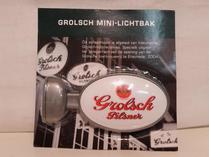 Grolsch Mini-Lichtbak *, Verzamelen, Merken en Reclamevoorwerpen, Zo goed als nieuw, Lichtbak of (neon) lamp, Ophalen of Verzenden