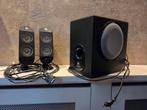 Logitech X-230 Speakerset met Subwoofer, Gebruikt, Complete surroundset, Minder dan 60 watt, Ophalen