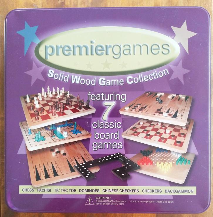 Solid Wood Game Collection, Hobby en Vrije tijd, Gezelschapsspellen | Bordspellen, Gebruikt, Ophalen of Verzenden