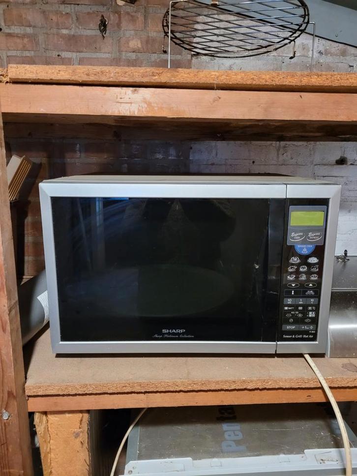 Sharp R-963 Combi Magnetron - Perfect voor uw keuken!, Witgoed en Apparatuur, Magnetrons, Gebruikt, Vrijstaand, Combimagnetron