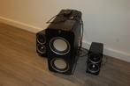 Teufel Concept D 500 THX Multimedia Certified 2.1 Set, Zo goed als nieuw, Complete surroundset, 120 watt of meer, Ophalen