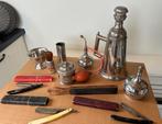 Vintage kappers spullen, barbier, herenkapper, Antiek en Kunst, Ophalen