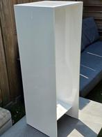Hoogglans Witte Display Zuil /open kastje  - Nieuwstaat, Huis en Inrichting, Woonaccessoires | Zuilen en Pilaren, Ophalen, Zo goed als nieuw