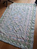 Patchwork plaid sprei deken 1 persoons 150 bij 200, Huis en Inrichting, Ophalen of Verzenden, Gebruikt, Rechthoekig