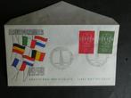 FDC e 39 met doordruk vlaggen foutdruk, Postzegels en Munten, Postzegels | Eerstedagenveloppen, Ophalen of Verzenden, Onbeschreven