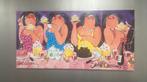Van Leersum schilderij op houten frame dikke dames. 120x60, Ophalen