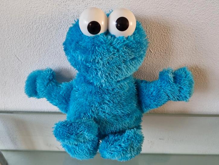 Orig,Hasbro,Sesamstraat,KOEKIEMONSTER,30cm,Interactief,Igst!, Kinderen en Baby's, Speelgoed | Knuffels en Pluche, Zo goed als nieuw