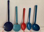 Emaille lepel schuimspaan brocante vintage, Ophalen of Verzenden