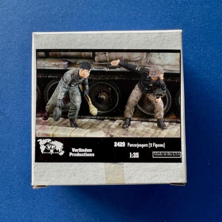 Verlinden	2429	Panzerjaegers 2 Figures	1/35, Hobby en Vrije tijd, Modelbouw | Figuren en Diorama's, Nieuw, 1:35 tot 1:50, Ophalen of Verzenden