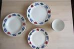 Boerenbont servies - diverse borden + kommen, Gebruikt, Ophalen of Verzenden, Bord(en), Aardewerk