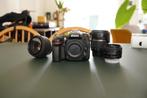 Nikon D7100 + 3 lenzen, Audio, Tv en Foto, Fotocamera's Digitaal, Spiegelreflex, Gebruikt, Nikon, Ophalen