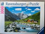 Puzzel Ravensburger Karwendelgebergte, Hobby en Vrije tijd, Denksport en Puzzels, Ophalen of Verzenden, 500 t/m 1500 stukjes, Gebruikt