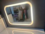 IKEA STORJORM Spiegel met LED Verlichting, Huis en Inrichting, Ophalen, Vierkant, Zo goed als nieuw, Minder dan 100 cm